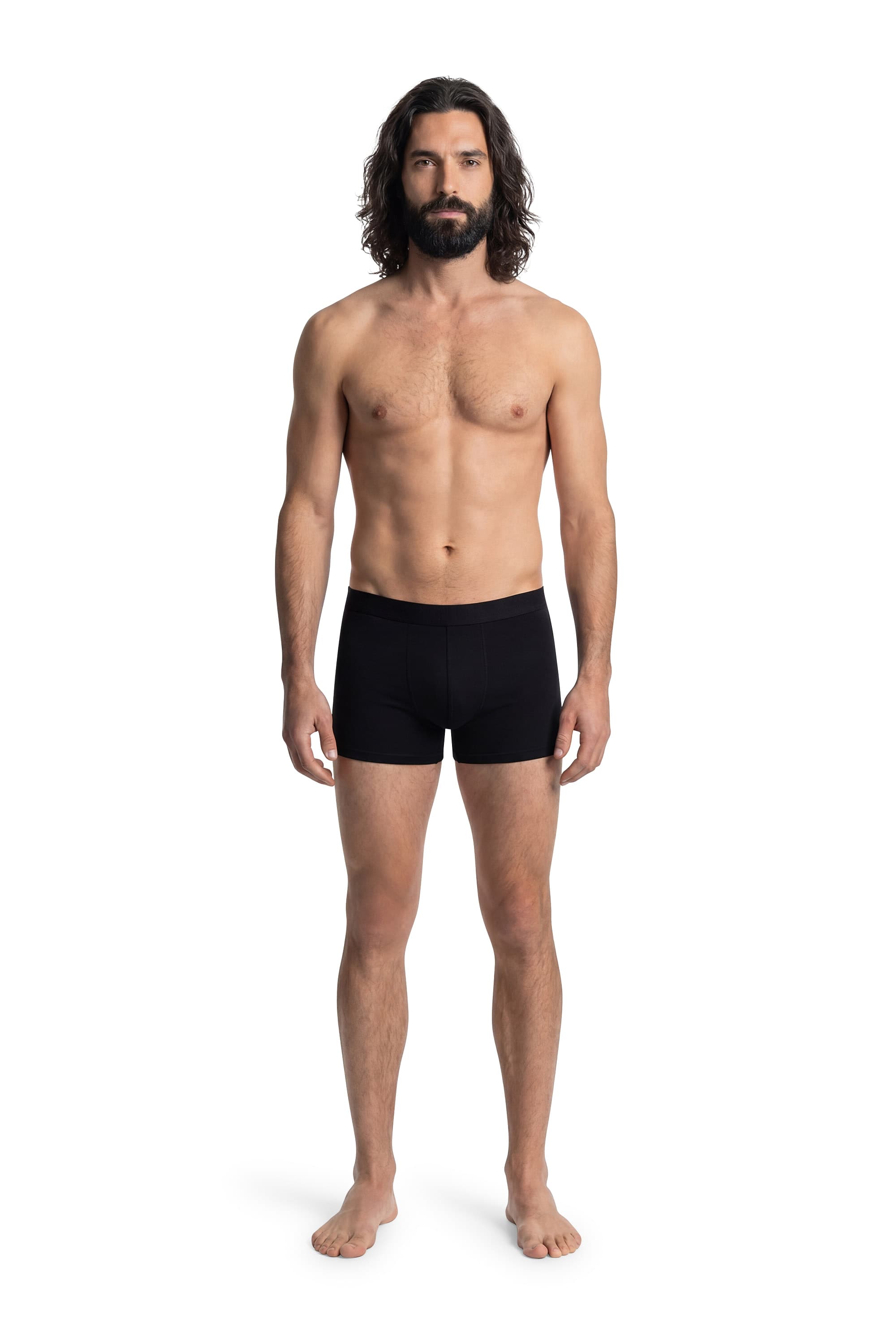 Modello AI Aria — shooting di moda e-commerce generato da Imooge (Milan)